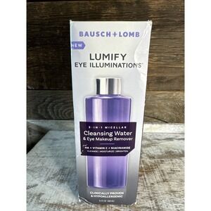 LUMIFY Eye Illuminations 3-in-1 Cleansing Water 5.4oz Sealed | MSRP = $18
